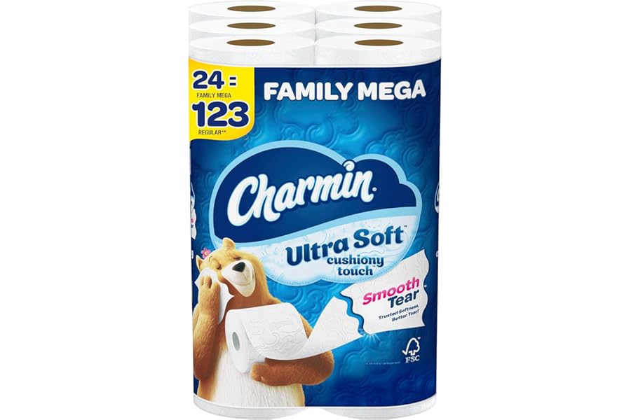 Charmin Ultra Soft Cushiony Touch Toilet Paper