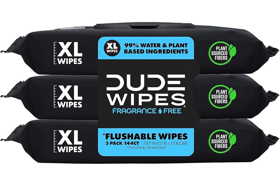 DUDE Wipes - Flushable Wipes